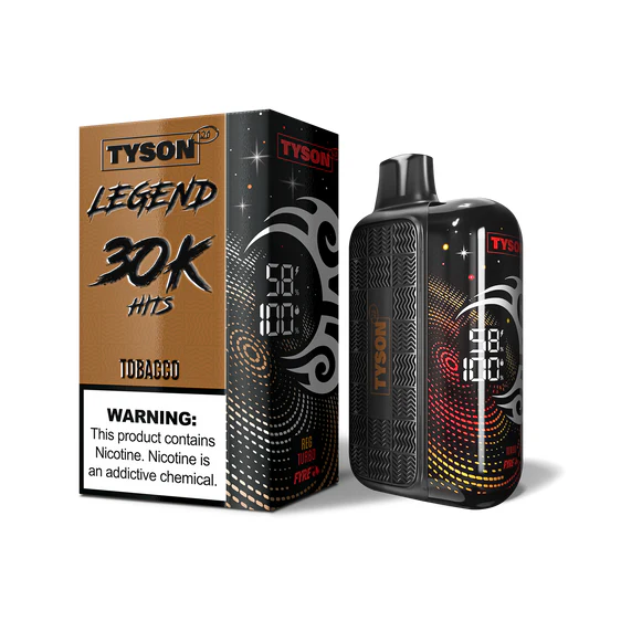 tyson - tyson 30k puff 5pack tobacco